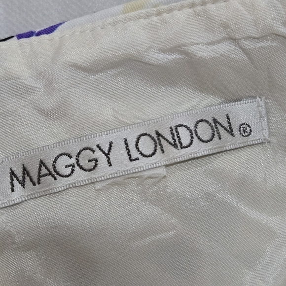 Maggy London Julia Berolzheimer Floral Print Women's Dress With Pockets No Tag - Picture 10 of 13